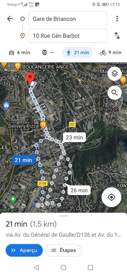 Apartmán T2 Cosy Proche Des Pistes Briançon Exteriér fotografie
