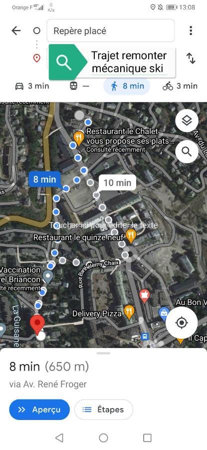 Apartmán T2 Cosy Proche Des Pistes Briançon Exteriér fotografie